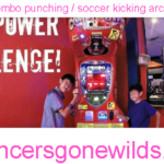 op113097 combo punching / soccer kicking arcade machine