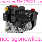 950 snow series 13a137000hf1 parts list